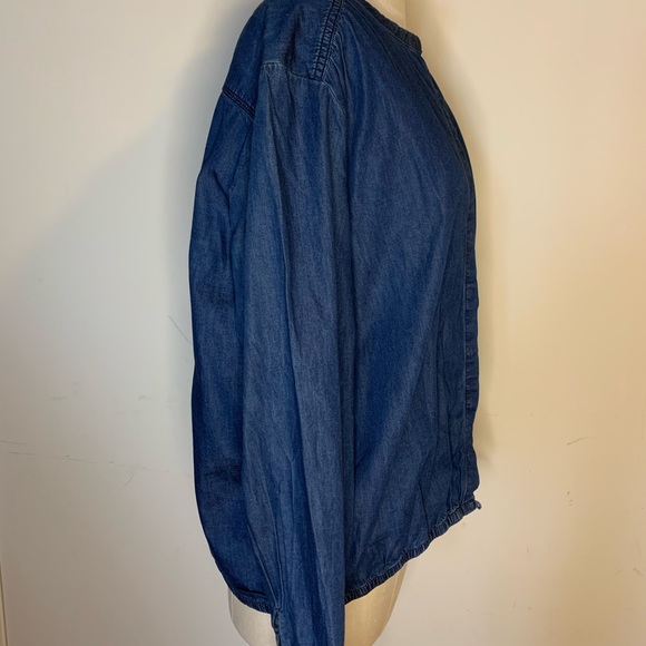 Long Sleeve Jean Button Down - Picture 3 of 4